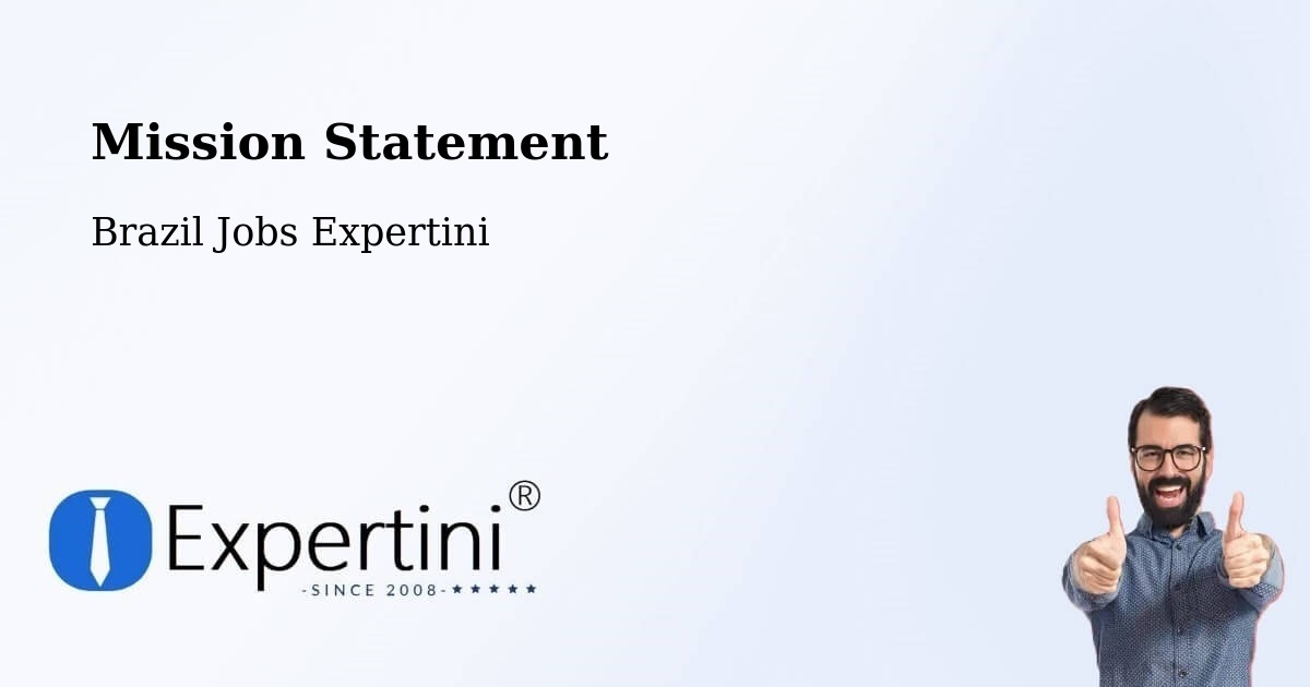 Corporate Mission – Itariri - Brazil Jobs Expertini